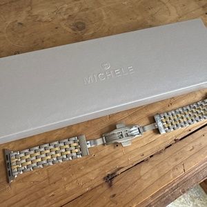 Michele Two Tone Apple Watch Band